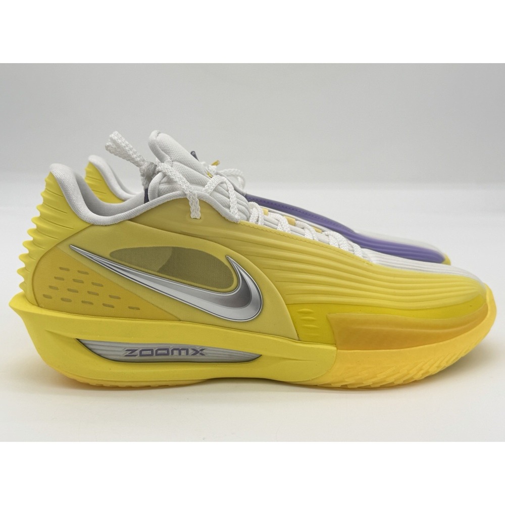 Men's Size 11 - Nike Air Zoom GT Cut 3 Turbo Violet Yellow Lakers HV9918-500